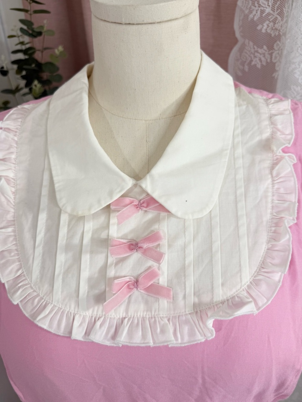 Sweet society Pink Carousel Print Collar Womens Dress pulls on sleeve Bin#6 - Picture 3 of 12